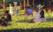 Georges Seurat Study for A Sunday on the Grande Jatte Germany oil painting reproduction